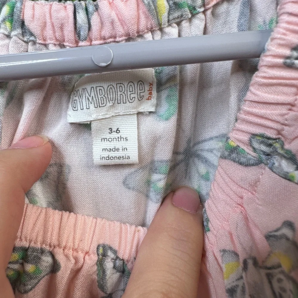 Gymboree‎ Pink butterfly jumpsuit